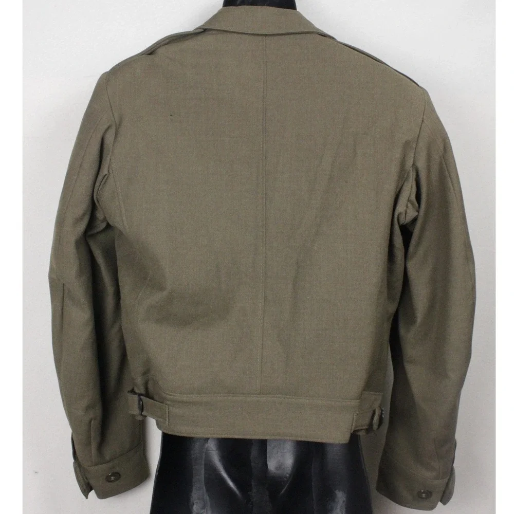 Vintage 1946 US Army Wool Field Jacket 36R WWII Post War Quartermaster Coat